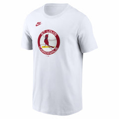 St. Louis Cardinals Nike Cooperstown Collection Logo T-Shirt - White T-shirts