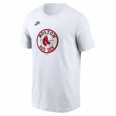 Boston Red Sox Nike Cooperstown Collection Logo T-Shirt - White T-shirts
