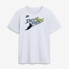 Tampa Bay Rays Nike Cooperstown Collection Wordmark T-Shirt - White T-shirts