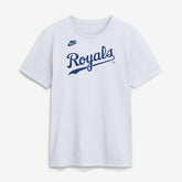 Kansas City Royals Nike Cooperstown Collection Wordmark T-Shirt - White T-shirts