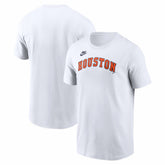 Houston Astros Nike Cooperstown Collection Wordmark T-Shirt - White T-shirts