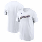 Arizona Diamondbacks Nike Cooperstown Collection Wordmark T-Shirt - White T-shirts