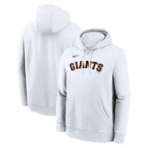 San Francisco Giants Nike Dri-Fit Club Hoodie - White Hoodies