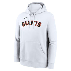 San Francisco Giants Nike Dri-Fit Club Hoodie - White Hoodies