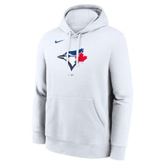 Toronto Blue Jays Nike Logo Club Hoodie - White Hoodies