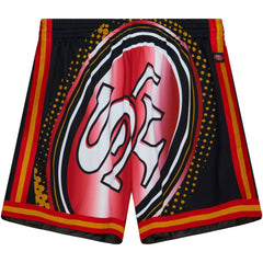 San Francisco 49ers Big Face 7.0 Fashion Shorts Black