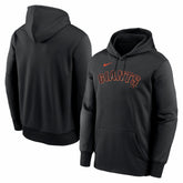 San Francisco Giants Nike Primary Wordmark Therma Hoodie - Black Hoodies