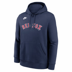 Boston Red Sox Nike Cooperstown Collection Wordmark Club Hoodie - Navy Hoodies