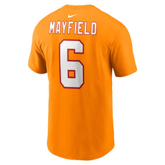 Baker Mayfield Tampa Bay Buccaneers Player Name & Number T-Shirt Orange