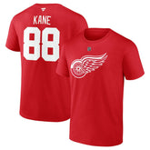 NHL Patrick Kane Detroit Red Wings Fanatics Authentic Stack Name & Number T-Shirt - Red