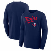 Minnesota Twins Fanatics Lock-Up Legacy Long Sleeve T-Shirt - Navy T-shirts