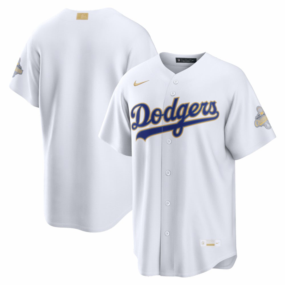 MLB Los Angeles Dodgers Nike 2026 Gold Collection Stadium Jersey - White