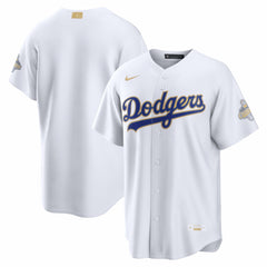 MLB Los Angeles Dodgers Nike 2026 Gold Collection Stadium Jersey - White