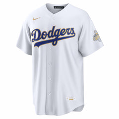 MLB Los Angeles Dodgers Nike 2026 Gold Collection Stadium Jersey - White