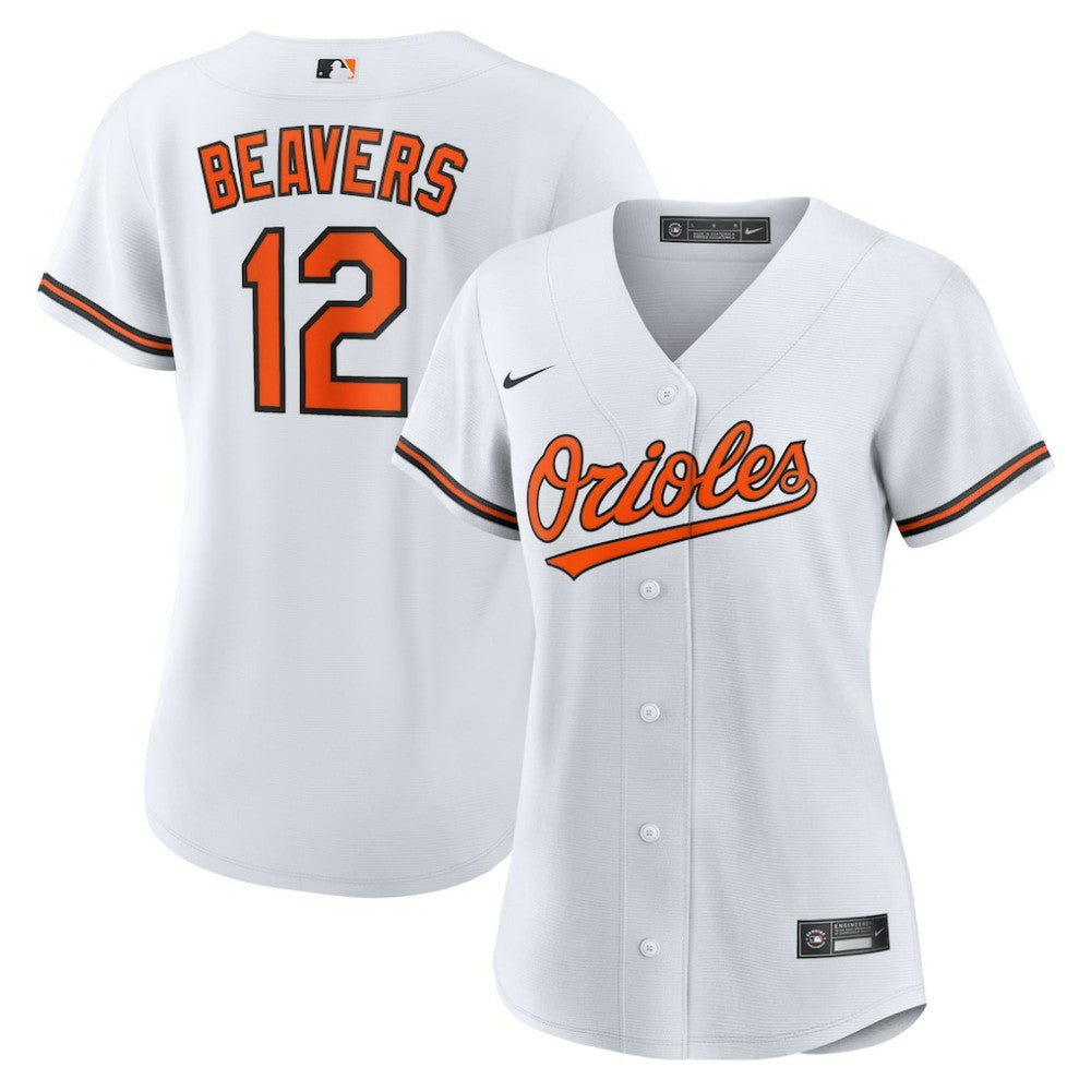 MLB Dylan Beavers Baltimore Orioles Nike Women's Home Replica Jersey - White