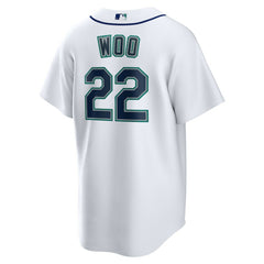 MLB Bryan Woo Seattle Mariners Nike Home Replica Jersey - White