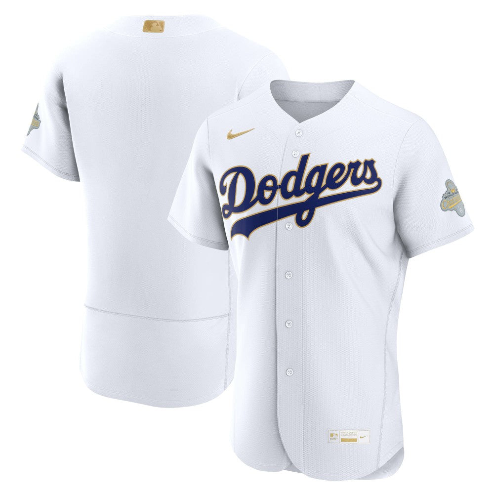 MLB Los Angeles Dodgers Nike 2026 Gold Collection Authentic Jersey - White