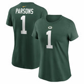 Micah Parsons Green Bay Packers Women's Name & Number T-Shirt Green