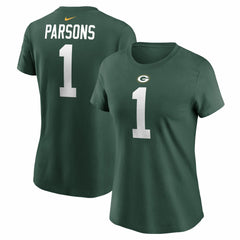 Micah Parsons Green Bay Packers Women's Name & Number T-Shirt Green