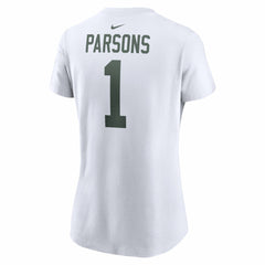 Micah Parsons Green Bay Packers Women's Player Name & Number T-Shirt White
