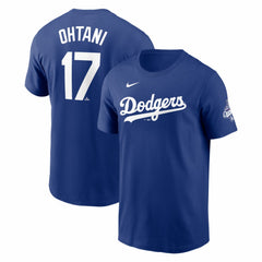 Shohei Ohtani Los Angeles Dodgers Nike 2025 World Series Champions Name & Number T-Shirt - Royal T-shirts
