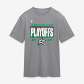 NHL Dallas Stars Fanatics 2026 Stanley Cup Playoffs Vintage Tri-Blend T-Shirt - Athletic Heather Gray