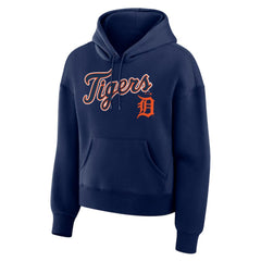 Detroit Tigers Fanatics Women's Lockup Legacy Fleece Hoodie - Navy Hoodies