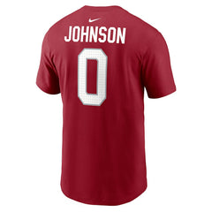 Will Johnson Arizona Cardinals Player Name & Number T-Shirt Cardinal