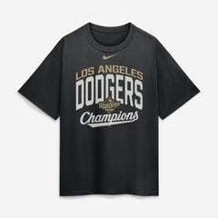 Los Angeles Dodgers Nike 2026 Gold Collection Legacy Earned T-Shirt - Black T-shirts