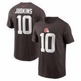 Quinshon Judkins Cleveland Browns Name & Number T-Shirt Brown