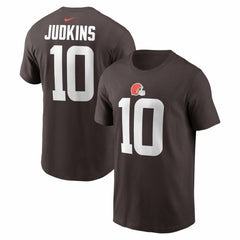 Quinshon Judkins Cleveland Browns Name & Number T-Shirt Brown