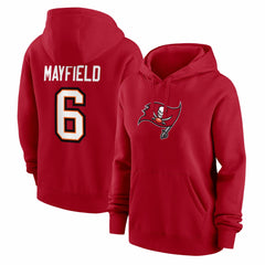 Baker Mayfield Tampa Bay Buccaneers Women's Player Name & Number Fleece Hoodie Red
