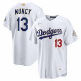 MLB Max Muncy Los Angeles Dodgers Nike 2026 Gold Collection Stadium Jersey - White