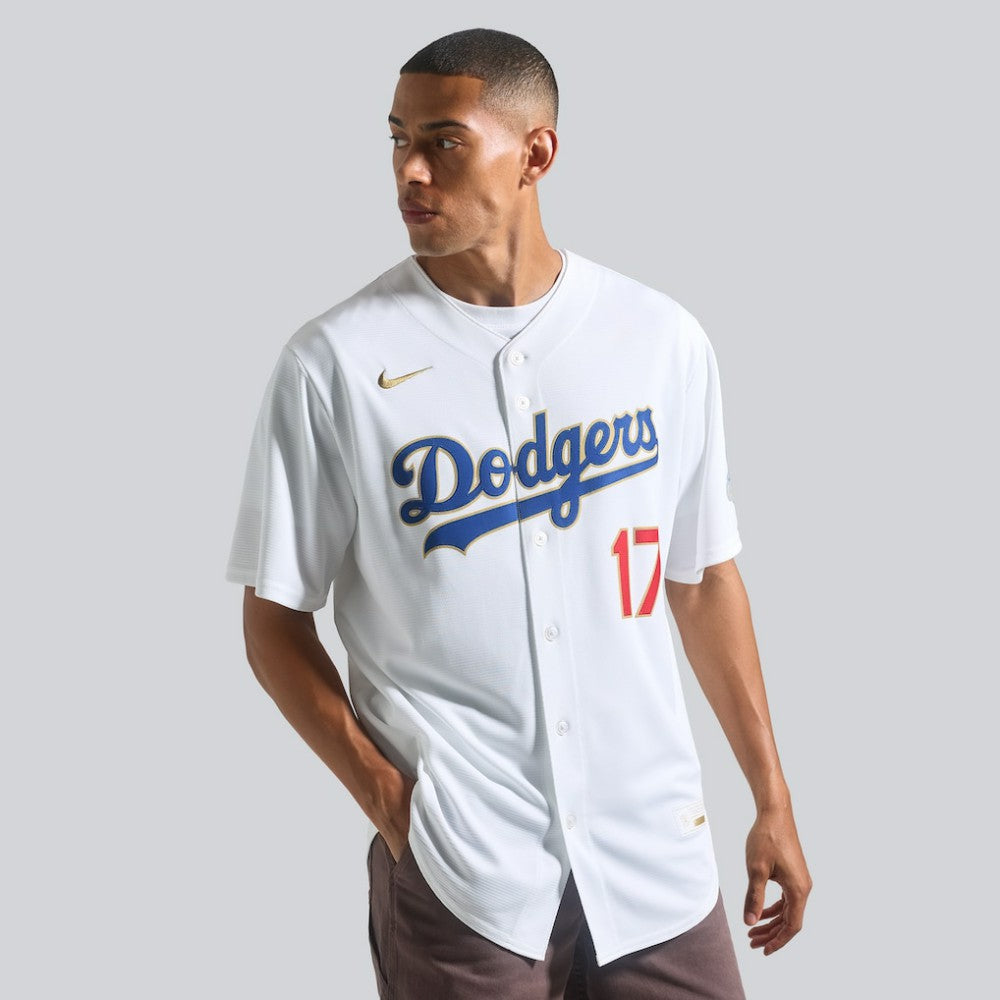 MLB Shohei Ohtani Los Angeles Dodgers Nike 2026 Gold Collection Stadium Jersey - White
