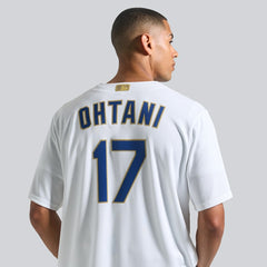 MLB Shohei Ohtani Los Angeles Dodgers Nike 2026 Gold Collection Stadium Jersey - White