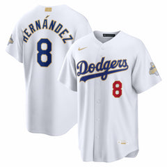 MLB Enrique Hern¨¢ndez Los Angeles Dodgers Nike 2026 Gold Collection Stadium Jersey - White