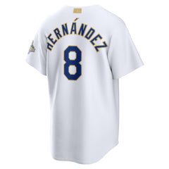 MLB Enrique Hern¨¢ndez Los Angeles Dodgers Nike 2026 Gold Collection Stadium Jersey - White