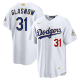 MLB Tyler Glasnow Los Angeles Dodgers Nike 2026 Gold Collection Stadium Jersey - White