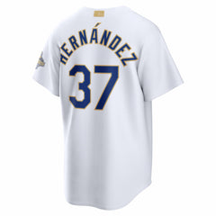 MLB Teoscar Hern¨¢ndez Los Angeles Dodgers Nike 2026 Gold Collection Stadium Jersey - White