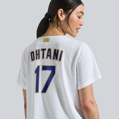 MLB Shohei Ohtani Los Angeles Dodgers Nike Women's 2026 Gold Collection Stadium Jersey - White