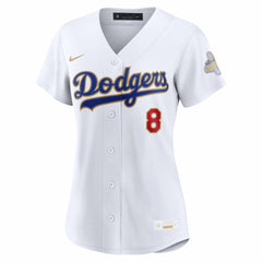MLB Enrique Hern¨¢ndez Los Angeles Dodgers Nike Women's 2026 Gold Collection Stadium Jersey - White