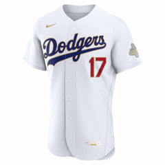 MLB Shohei Ohtani Los Angeles Dodgers Nike 2026 Gold Collection Authentic Jersey - White