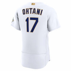 MLB Shohei Ohtani Los Angeles Dodgers Nike 2026 Gold Collection Authentic Jersey - White