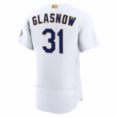 MLB Tyler Glasnow Los Angeles Dodgers Nike 2026 Gold Collection Authentic Jersey - White