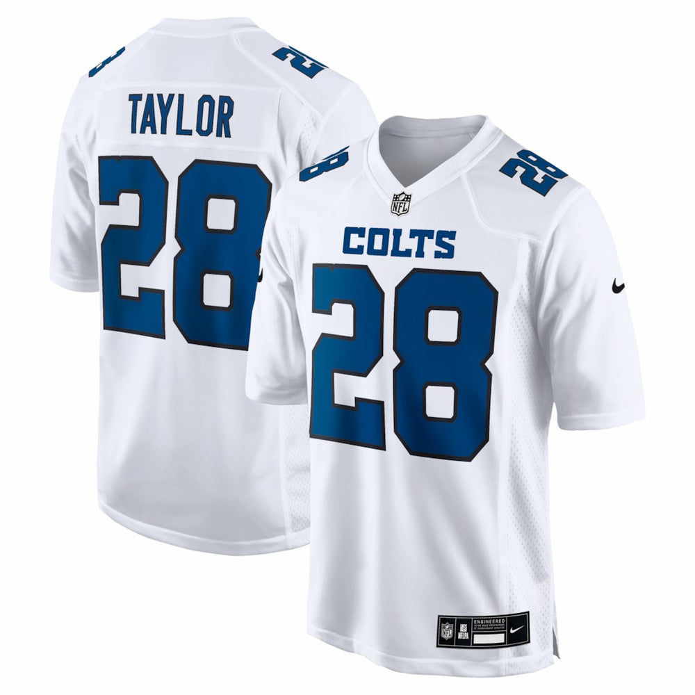 NFL Jonathan Taylor Indianapolis Colts Fashion Game Jersey - Tundra White