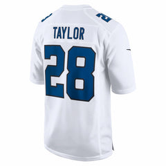 NFL Jonathan Taylor Indianapolis Colts Fashion Game Jersey - Tundra White