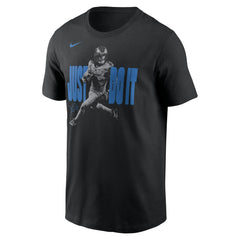 Jahmyr Gibbs Detroit Lions Just Do It T-Shirt Black