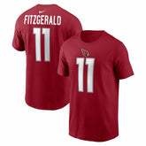 Larry Fitzgerald Arizona Cardinals Retired Player Name & Number T-Shirt Cardinal