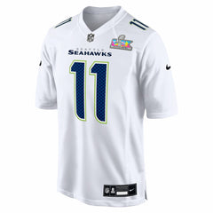NFL Jaxon Smith-Njigba Seattle Seahawks Super Bowl LX Patch Tundra Fashion Game Jersey - White