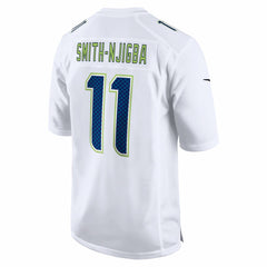 NFL Jaxon Smith-Njigba Seattle Seahawks Super Bowl LX Patch Tundra Fashion Game Jersey - White